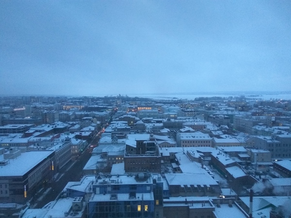 Казань. Вид с 9 этажа КФУ.