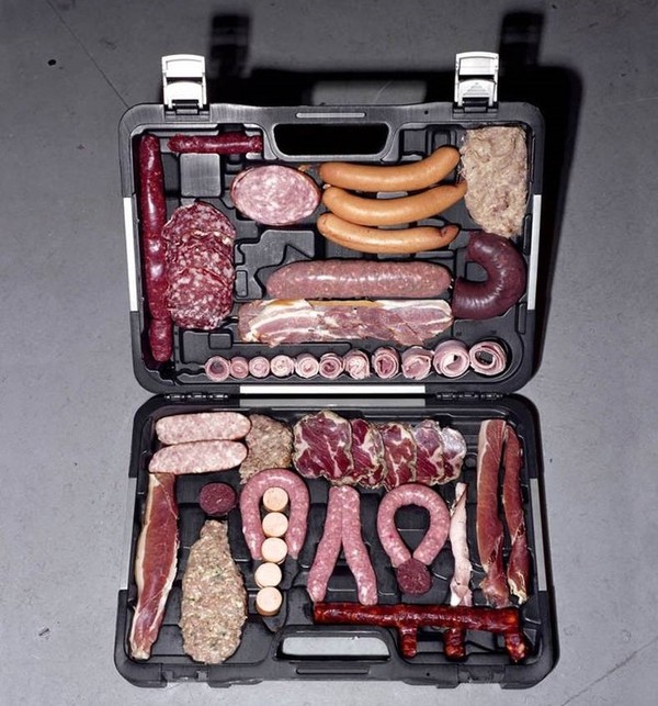 Emergency briefcase - Suitcase, Sausage, Vegan