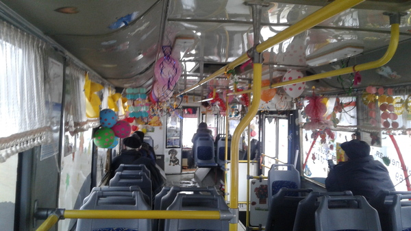 Ready for the new year! - Stavropol, Trolleybus