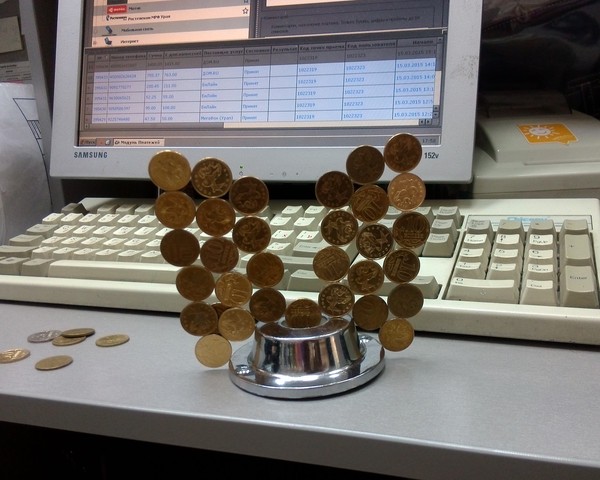 When there is nothing to do at work - My, Work, Coin, Magnet