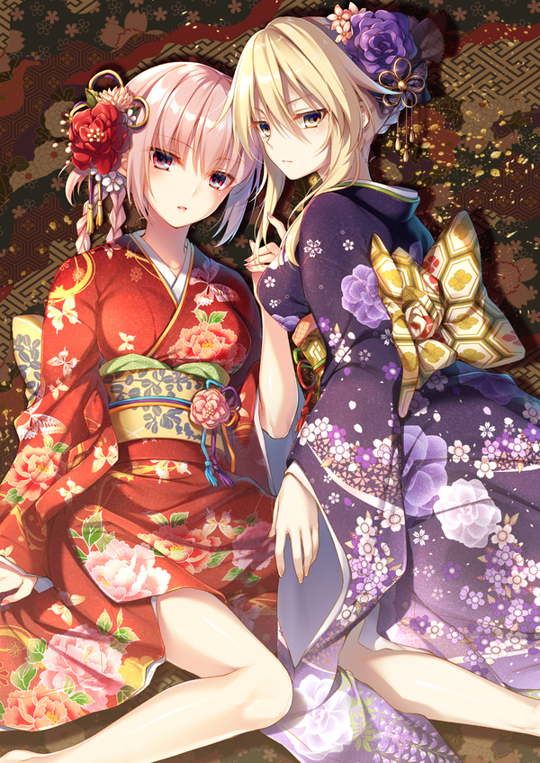 Anime Art - Anime art, Anime, Fate grand order, , Florence nightingale, Saber alter, Kimono