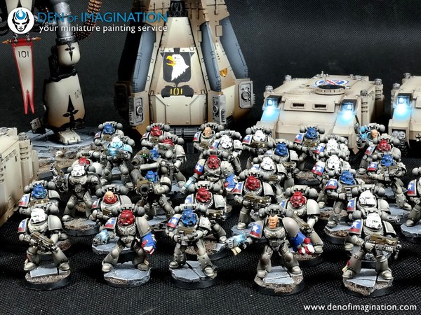 101st Airborne and 10th Mountain Space Marines by DEN of IMAGINATION.