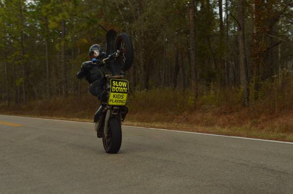 When you care about your safety - Moto, Stunt riding, Signs, Abroad