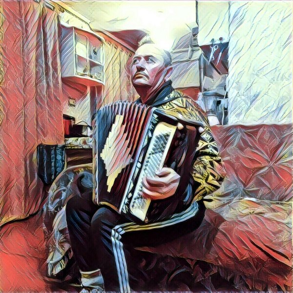 Bayanov in your feed - My, Prisma, Accordionist, Father