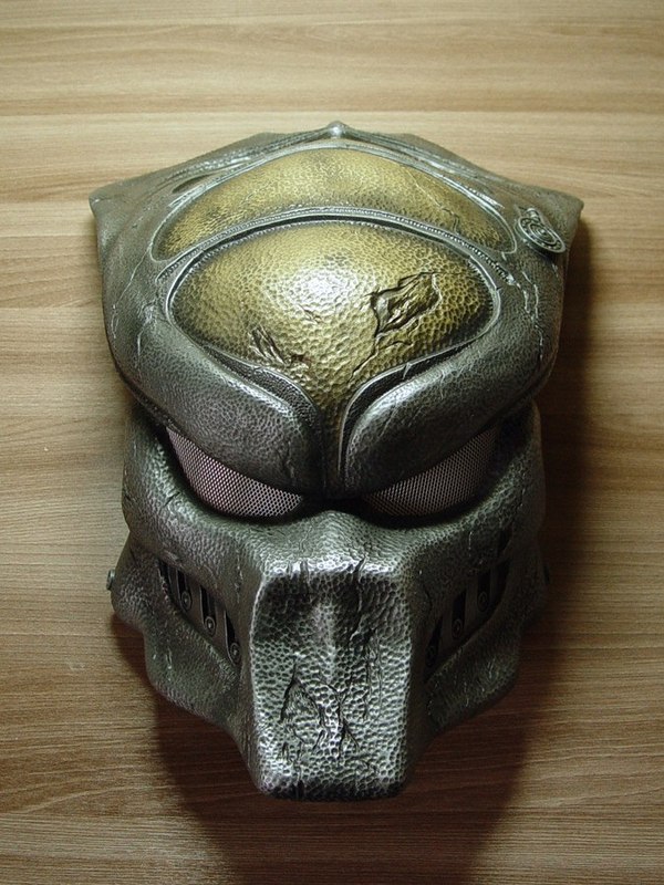 Mask Predator 2 - Boar - Predator (film), Papercraft, Friday, Pepakura, With your own hands, Friday, Longpost