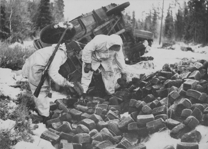 Финляндия 1940 год. Советские солдаты Суомуссалми 1940.
