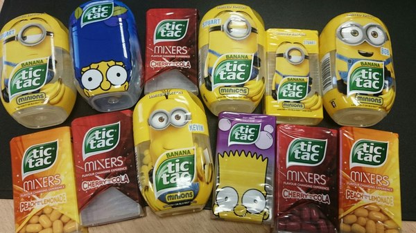 Delicious Tick-Tock... So different - My, Tic tac, The Simpsons, Minions, Sweets