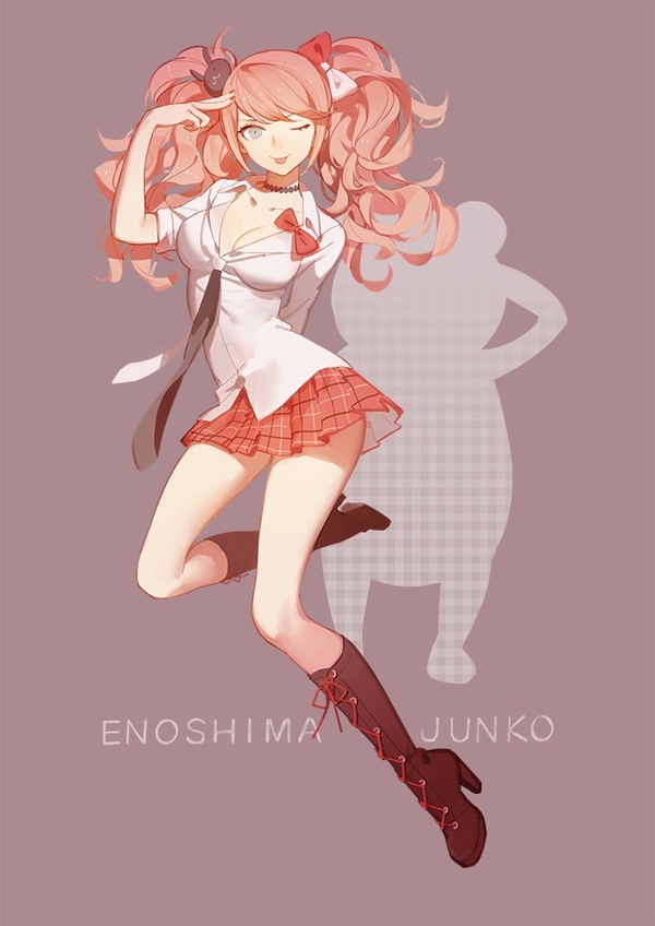 Enoshima Junko , , Anime Art, Danganronpa, Junko Enoshima