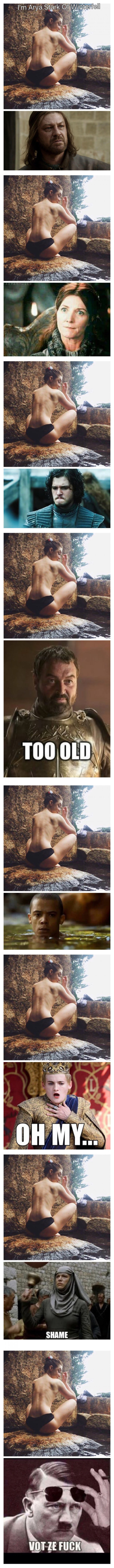 Westeros reaction to Arya's Instagram - Arya stark, Game of Thrones, Longpost