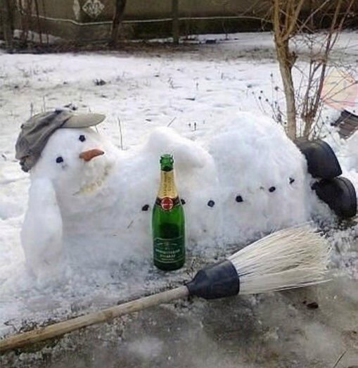 snowman - Winter, snowman, Alcohol