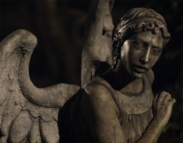 First encounter with weeping angels - My, Doctor Who, Longpost, Living statue, Kripota, Life stories, Weeping angels, Cinema, Serials