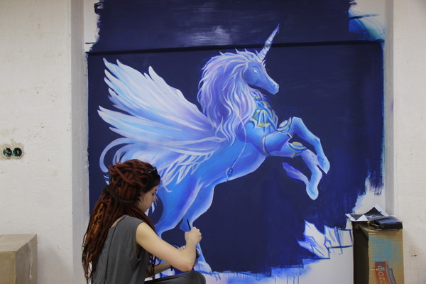 Роспись стены | Пикабу