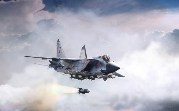 MiG-31 Foxhound - MOMENT, 31, Foxhound, Fighter, the USSR, Russia, Video