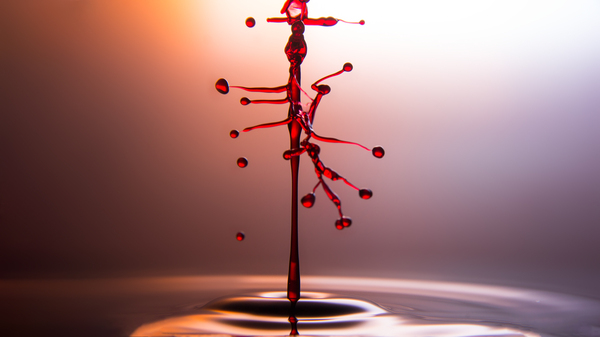 Fluid behavior invisible to the eye - My, Drops, Hobby, Filming, Canon 60d, Liquid, Arduino, Water, Longpost