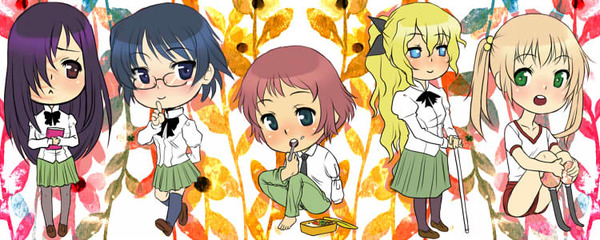 Katawa shoujo - Katawa shoujo, Anime art, All characters, Anime, Not anime, Visual novel