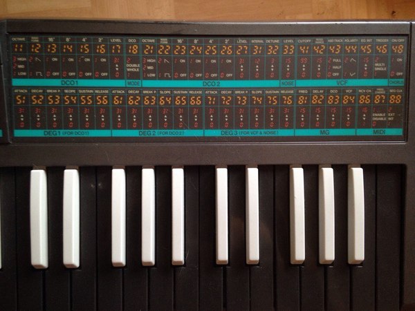Korg Poly 800 1983 года Korg, Poly800, Synthesizer, Синтезатор, Ретро, Retrowave, 80-е, Длиннопост