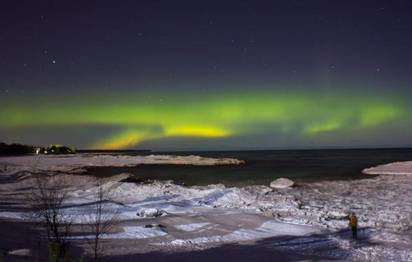 Northern Lights under St. Petersburg... - Saint Petersburg, Leningrad region, Kokkorevo, Polar Lights, Photo