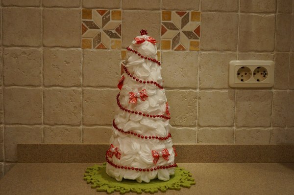 Christmas crafts - My, , Christmas trees, Crafts, Mood, Longpost