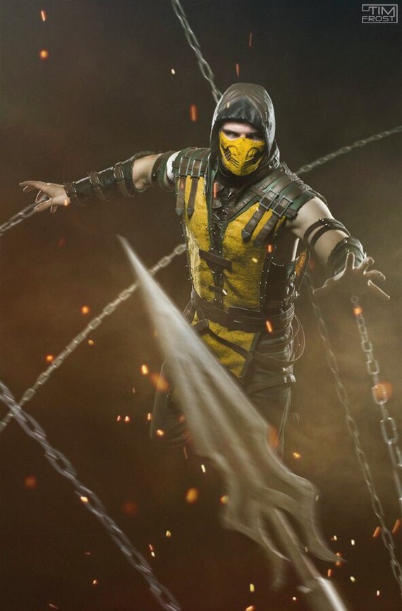 Get over here - Косплей, Mortal Kombat, Scorpion (MK), Скорпион, Игры, Длиннопост, Скорпион (Mortal Kombat)