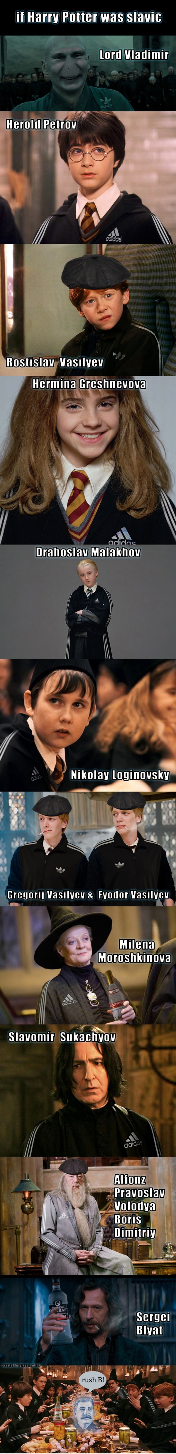 How Americans represent Hogwarts in Russia - Stupidity, The americans, Harry Potter, Longpost, Adidas