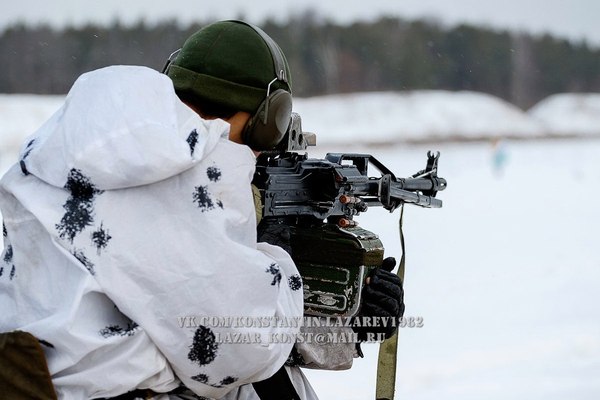 Machine guns and machine gunners of the special forces of the internal troops - Submachine gun, Pechenegs, Kalashnikov machine gun, , Photo, Special Forces, BB, Longpost