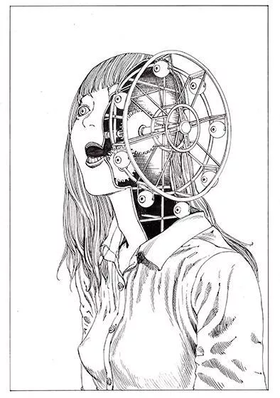 Представляю вам творчество японского художника Shintaro Kago, который рисует замечательно странные вещи - Гуро, Shintaro kago, Красота, Странности, Страх, Необычное