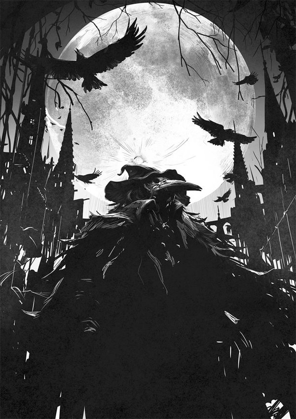 Bloodborne Fanart - Арт, Игры, Bloodborne, Чумной доктор, Alex Negrea