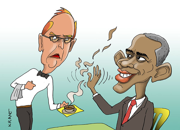 And Nessafe with ... urine - My, Caricature, news, Sport, Doping, Richard McLaren, Barack Obama