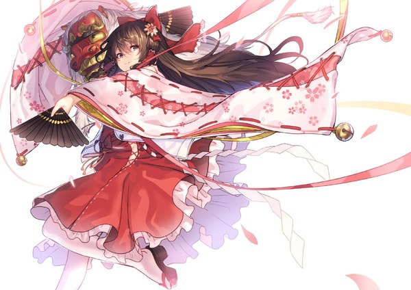 Reimu Hakurei - Anime art, Touhou, Hakurei Reimu, Not anime