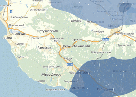 Yandex has learned to show precipitation on the map - Weather, Yandex., Technologies, Internet