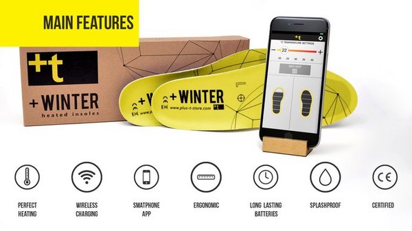 Smart and practical heated insoles - Insoles, Heating, Kickstarter, Shoes, Video, Longpost