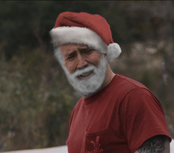 Cool Santa in your feed - Santa Claus, My, Photoshop, Nicolas Cage, New Year