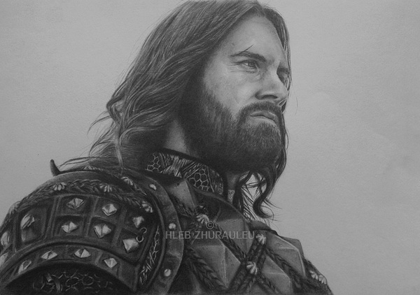 Rollo - My, Викинги, Drawing, Pencil drawing