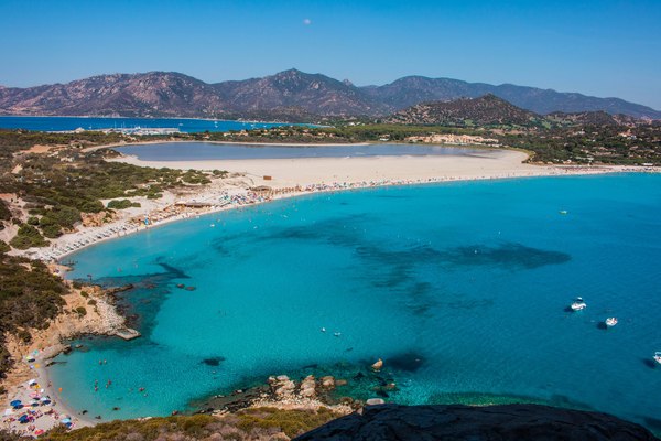 Unusual beach (Italy. Sardinia island) - My, Italy, Sardinia, Sea, Beach