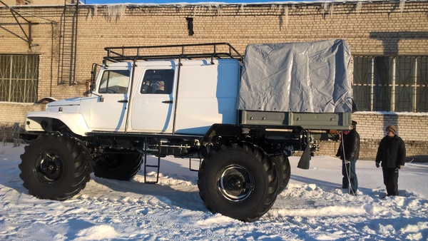 All-terrain vehicle haul - My, Ferry, Yakutia, All-terrain vehicle