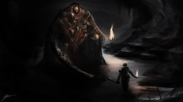 Gravelord nito - Gravelord nito, Dark souls, Tag, Games, Art