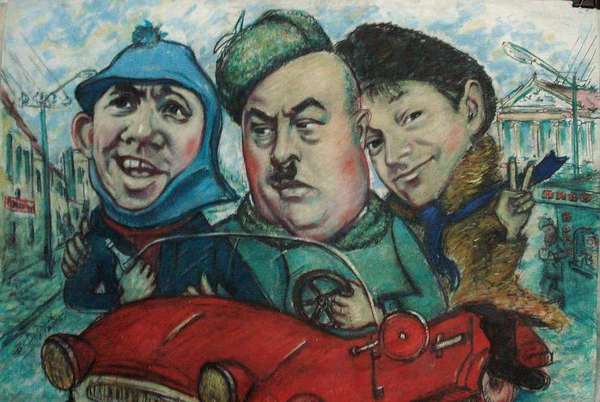 What if this trio had their own auto show on Soviet TV - Top Gear, The grand tour, Trinity, the USSR, 
