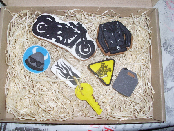 Bikers love sweets too - My, Presents, , Gingerbread