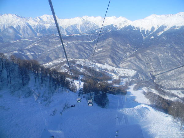 The mountains - My, Rosa Khutor, The mountains, Snow, Beautiful, Longpost