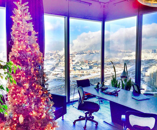 New Year in Russian offices - New Year, Office, Russia, Instagram, Christmas trees, Longpost