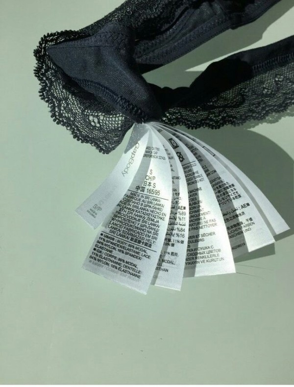 There will be something to read in the toilet. - Thong, Underwear, Stickers