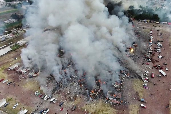 Explosion at a fair in Mexico - Explosion, Mexico, Fair, Video