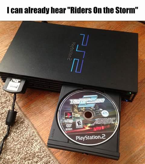 Picture with sound. - Need for speed, Playstation 2, Riders on the Storm