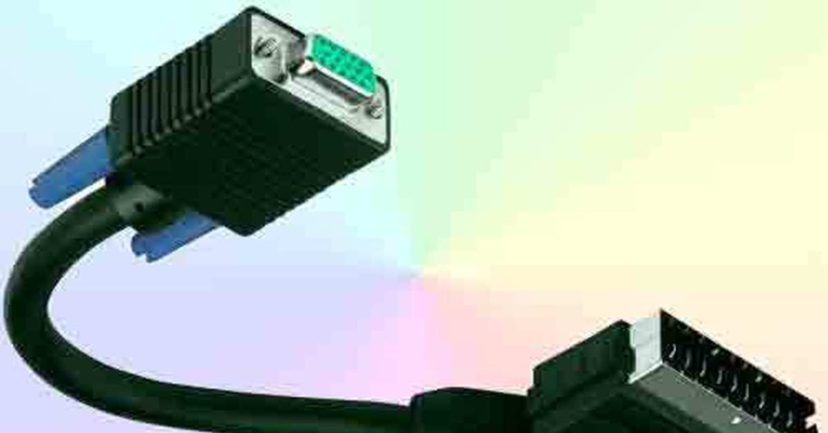 Активный мини конвертер / переходник HDMI на VGA / YPbPr компонент со звуком