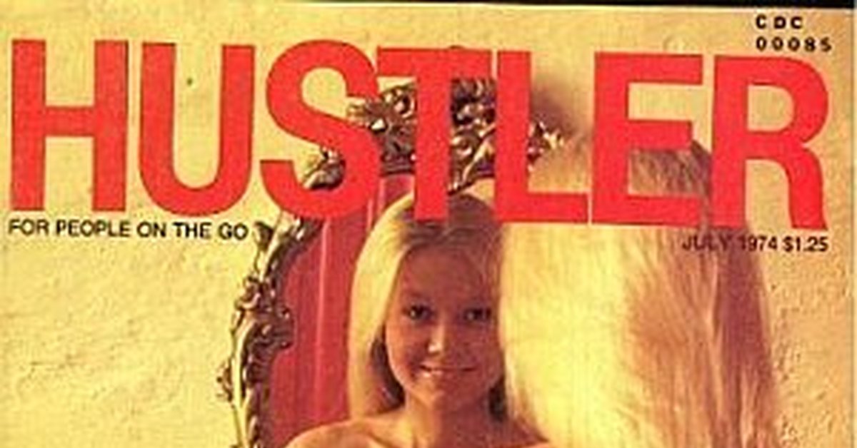 Обложка первого журнала Hustler, 1974 год., Hustler, Девушки.