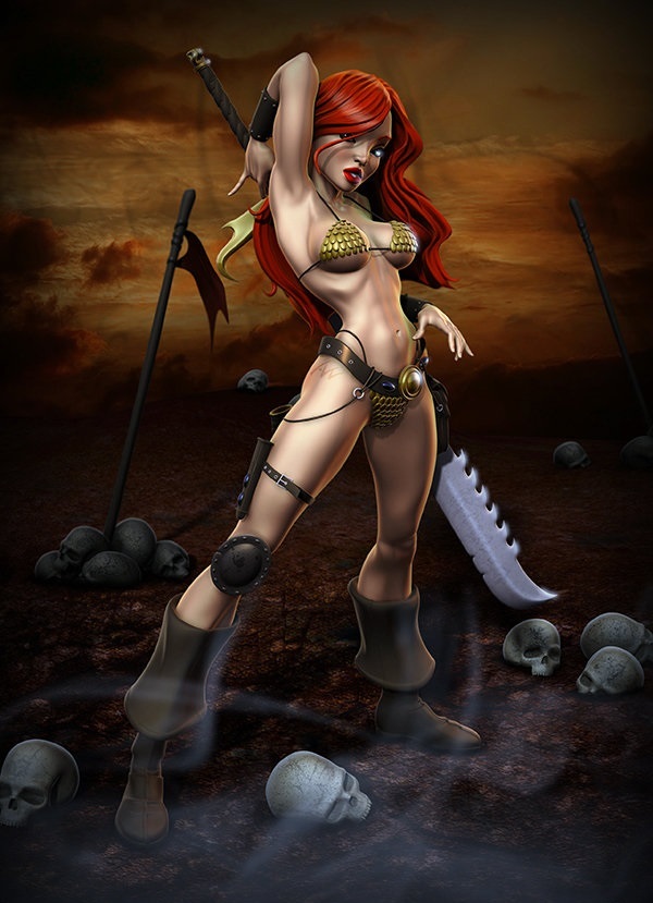 Red Sonja - NSFW, Art, Red Sonja, 