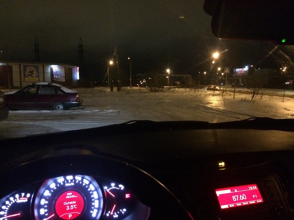 Severodvinsk, it was December... outside +3.5 - Winter, My, Snow, Summer