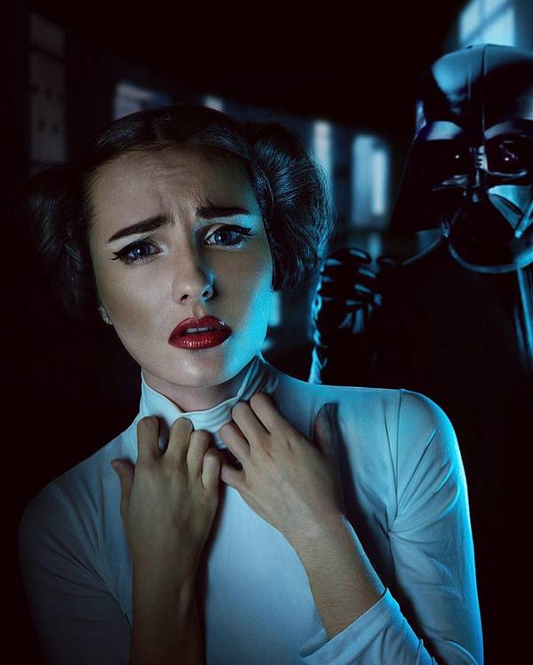 Princess Leia Organa - Star Wars, Princess Leia, Cosplay, Darth vader, Longpost