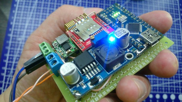 SMS driving. Arduino+SIM800L - My, Car factory, , , , Gsm module, Video, Arduino, Sim800l