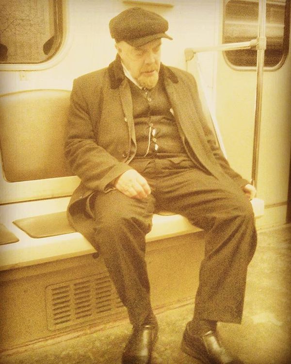 When the Leader of the proletariat himself rides with you in the subway - My, Leader, Lenin, Metro, Strange people